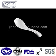 A017 Good quality small porcelain spoon with embossed logo